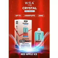 Електронна сигарета Crystal Pro Max 10000 Red Apple Ice (Червоне Яблуко Лід)
