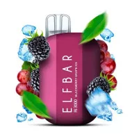 Електронна сигарета Elf Bar RI3000 Blackberry Grape Ice (Ожина Виноград Лід)