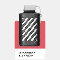 Електронна сигарета Vozol 10000 Strawberry Ice Cream (Полуничне Морозиво) 