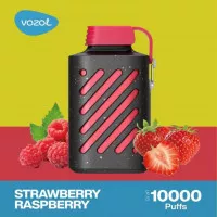 Електронна сигарета Vozol 10000 Strawberry Raspberry (Полуниця Малина)