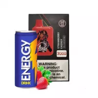 Електронні сигарети Katana 3000 Strawberry Energy (Катана Полуниця Енергетик)