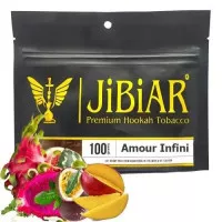 Тютюн Jibiar Amour Infini (Кавун Манго Маракуя Пітайя) 100 гр 