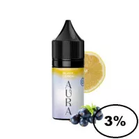 Рідина Aura Black Lemon (Чорна Смородина Лимон) 30мл 3%
