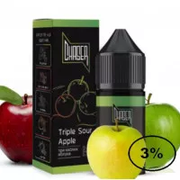 Рідина Chaser Black Triple Sour Apple (Чейзер блек Потрійне Кисле Яблуко) 30мл, 3%