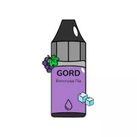 Рідина Gord Grape Ice (Виноград Лід) 30мл 5% 