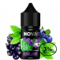 Рідина Nova Berry Mint (Ягода М'ята) 30мл, 3%