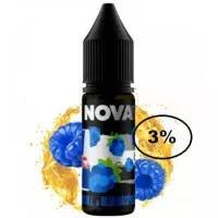 Рідина Nova Energy Drink Blueraspberry (Нова Енергетик Блакитна Малина) 15мл, 3%