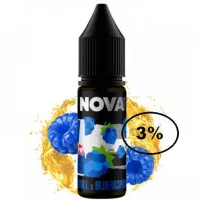 Рідина Nova Energy Drink Blueraspberry (Нова Енергетик Блакитна Малина) 30мл, 3%