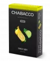 Бестабачная смесь для кальяна Chabacco STRONG Lemon-Lime (чабака Лимон-Лайм) 50 грамм - Фото 1