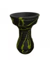 Чаша для кальяну Gusto Bowls Killa Bowl Black-Green  - Фото 1
